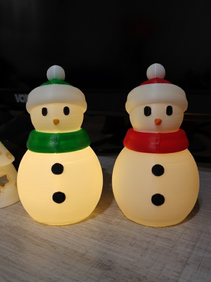 Kardan Adam Yılbaşı süsü 2 adet - Görsel 2