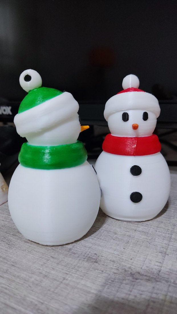 Kardan Adam Yılbaşı süsü 2 adet - Görsel 4