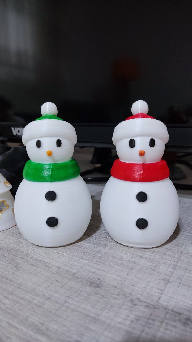 Kardan Adam Yılbaşı süsü 2 adet - Görsel 5