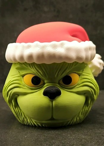 Yeşil Grinch takı kutusu - Görsel 2