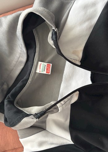 Gri Kapüşonlu Fermuarlı Erkek Sweatshirt - Görsel 3