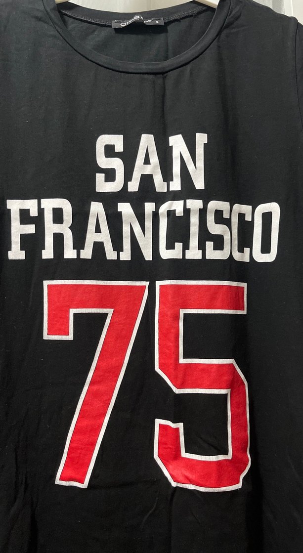 Siyah Baskılı Kısa Kollu Spor Elbise - Görsel 2