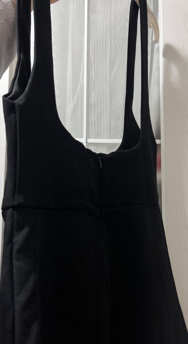 Siyah Straplez Midi Kadın Elbise - Görsel 5