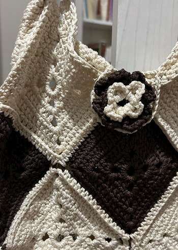 Örgü Bohem Kadın Çanta - Görsel 2