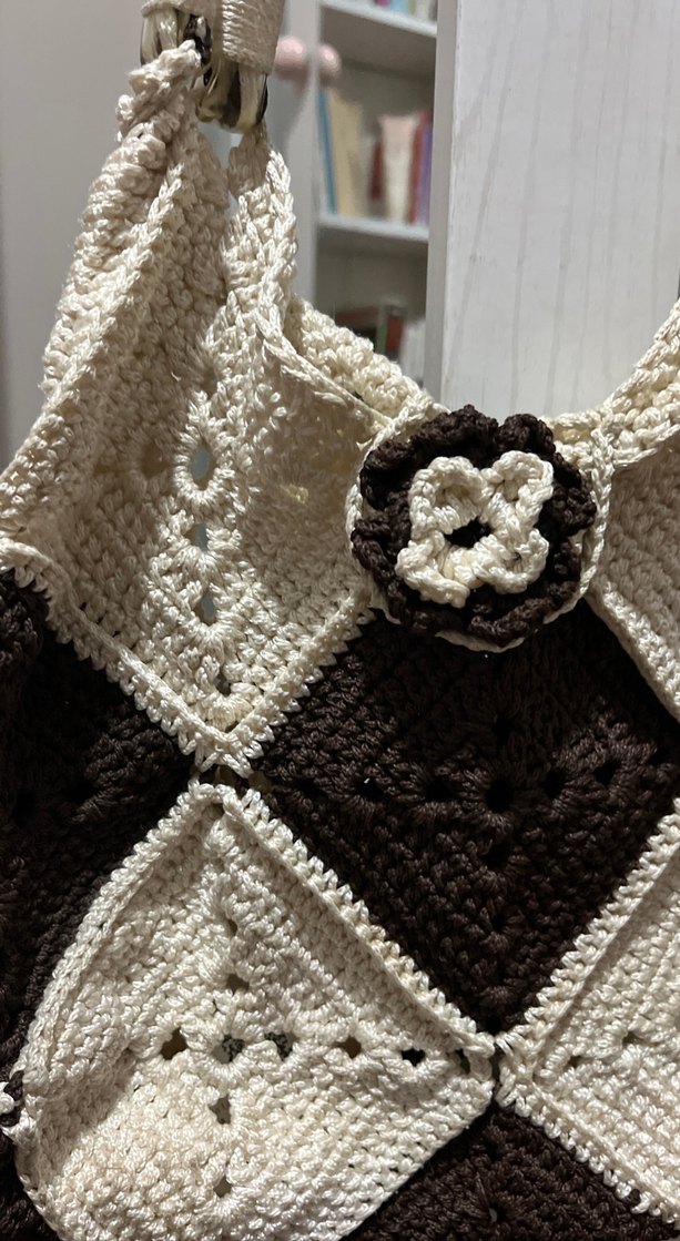 Örgü Bohem Kadın Çanta - Görsel 2