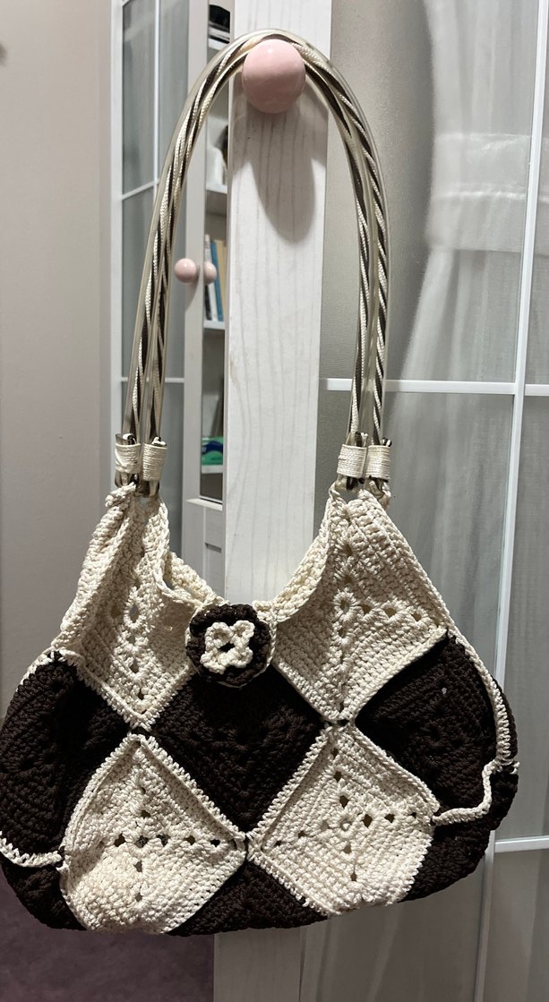 Örgü Bohem Kadın Çanta - Görsel 4