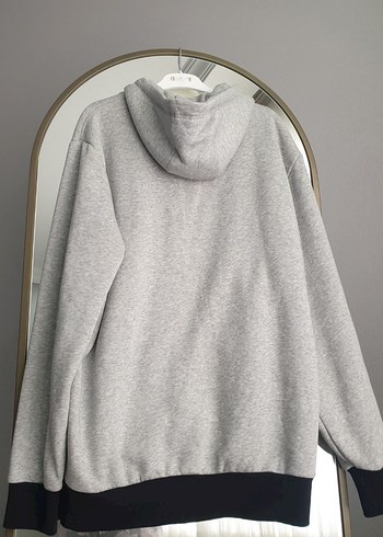 Tommy Hilfiger Gri Kapüşonlu Sweatshirt - Görsel 5