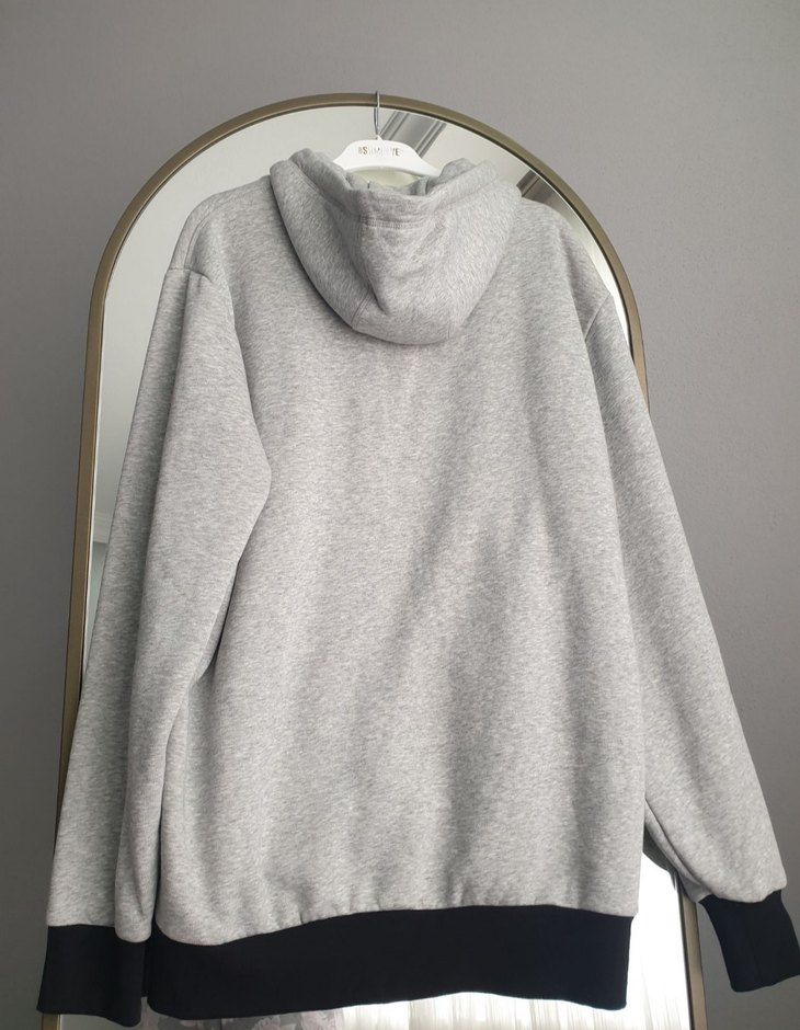 Tommy Hilfiger Gri Kapüşonlu Sweatshirt - Görsel 5