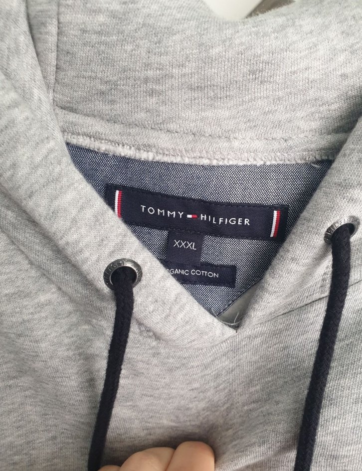 Tommy Hilfiger Gri Kapüşonlu Sweatshirt - Görsel 4