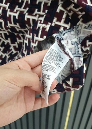 Bordo Desenli Bel Detaylı Erkek Tişört - Görsel 2