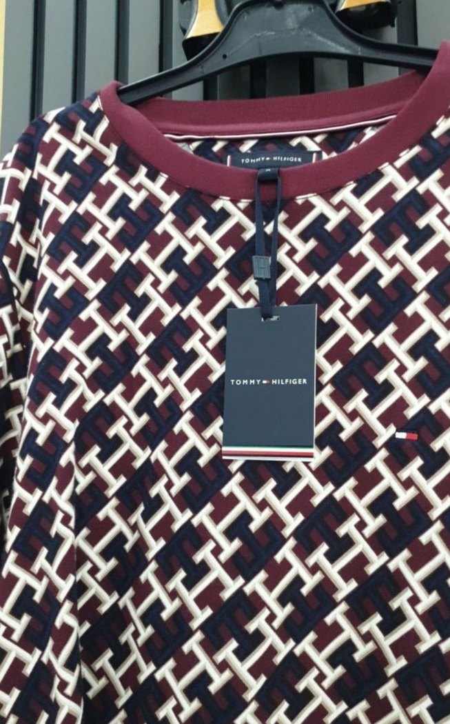 Bordo Desenli Bel Detaylı Erkek Tişört - Görsel 4