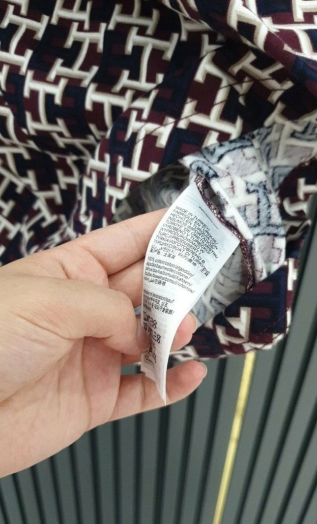 Bordo Desenli Bel Detaylı Erkek Tişört - Görsel 2