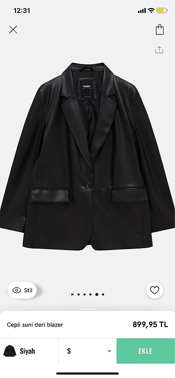 Blazer ceket