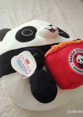 Renkli Panda Peluş Oyuncak - Görsel 3