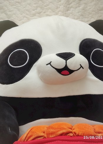 Renkli Panda Peluş Oyuncak - Görsel 4