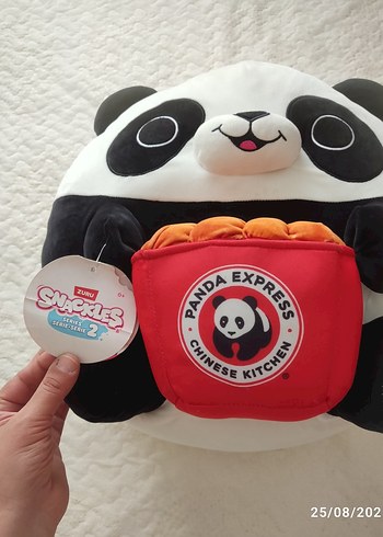 Renkli Panda Peluş Oyuncak - Görsel 2