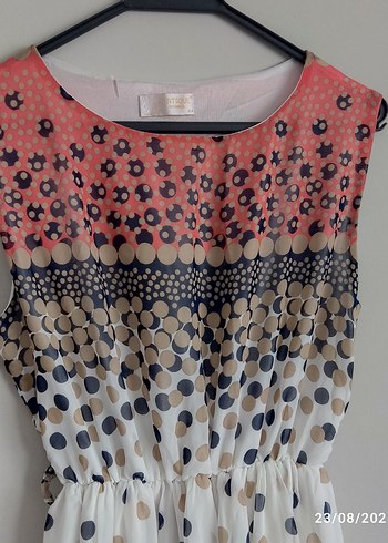 Bohem Tarz Uzun Desenli Kadın Elbise - Görsel 2