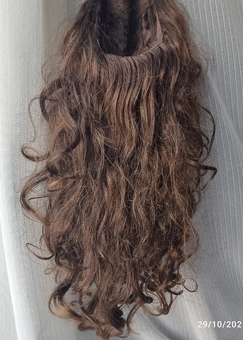 Bej Kürk Detaylı Bohem Kadın Saç Aksesuarı - Görsel 9