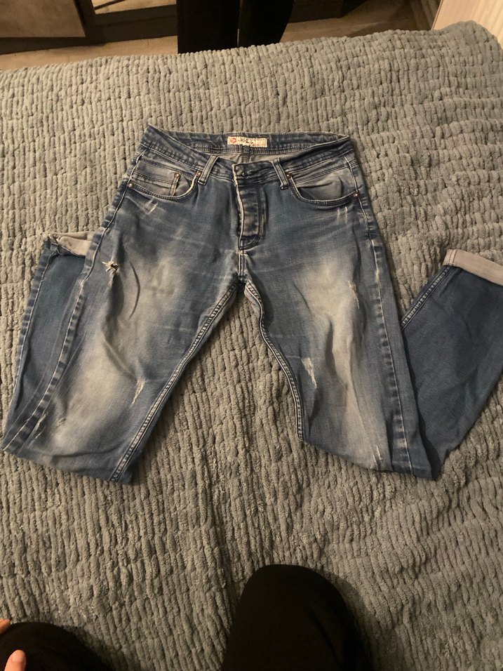 Bol Kesim  Kot Pantolon - Görsel 2