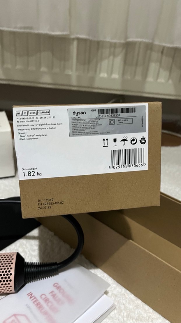 Pembe Dyson Airstrait Saç Düzleştirici  - Görsel 3