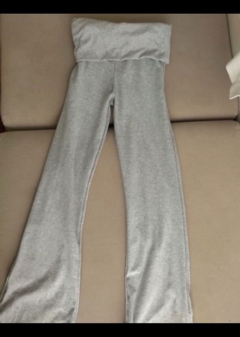 Bel Katlamalı İspanyol Paça tayt - Görsel 2