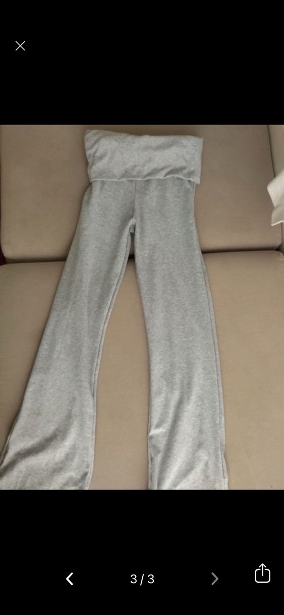 Bel Katlamalı İspanyol Paça tayt - Görsel 2