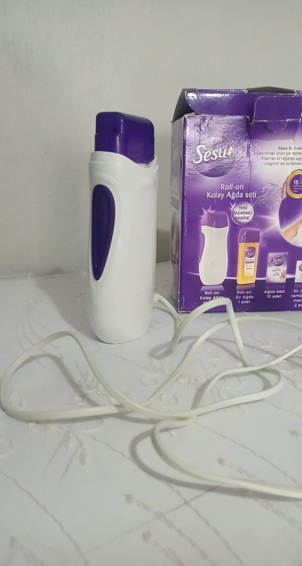 Beyaz ve Mor Roll-on Kolay Ağda Seti - Görsel 2