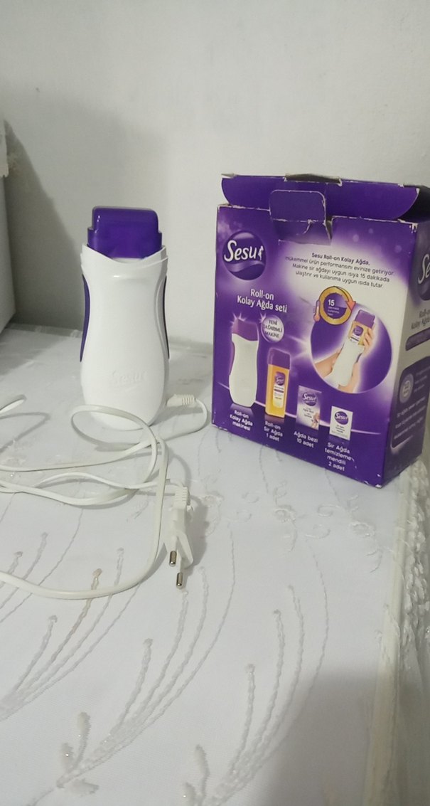 Beyaz ve Mor Roll-on Kolay Ağda Seti - Görsel 4