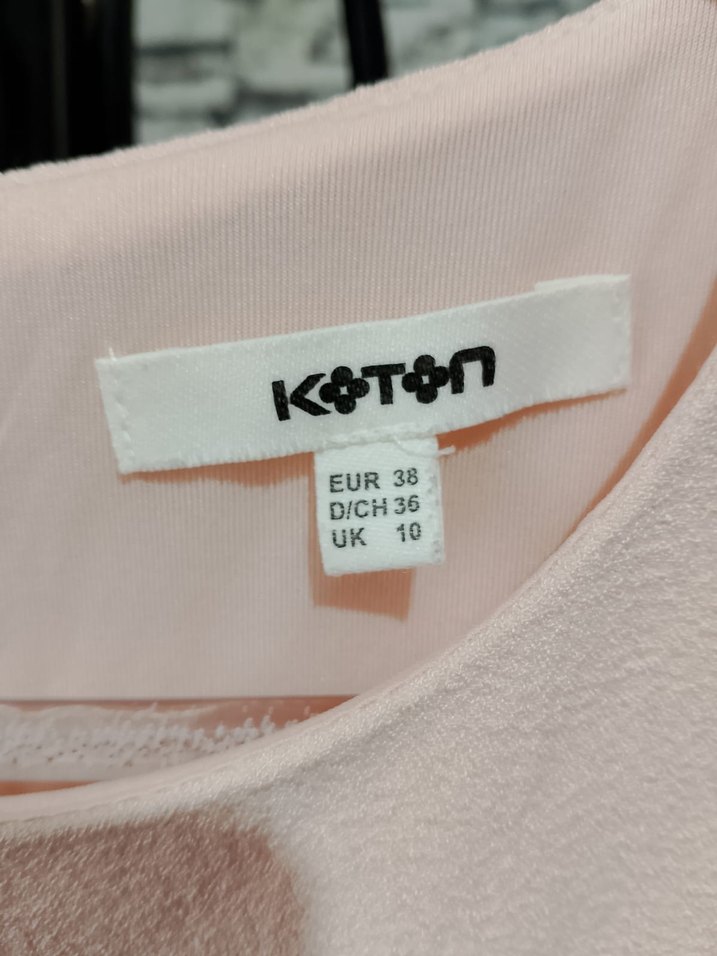 Bej Midi Kolsuz Elbise - Görsel 2