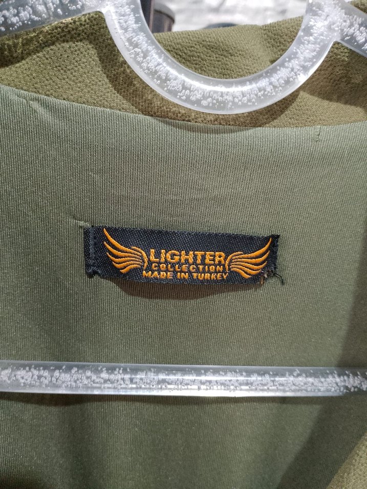 Kadın Haki Uzun Kollu Drapeli elbise - Görsel 3