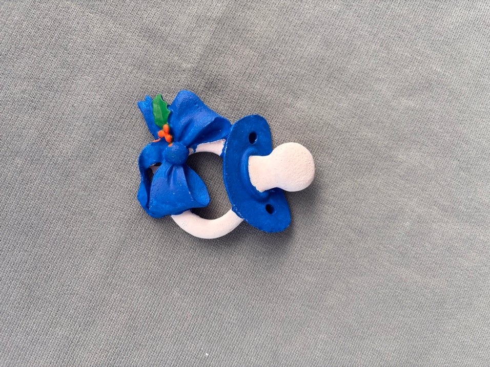 Kişiye özel emzikli hediyelik buz dolabı magneti - Görsel 2