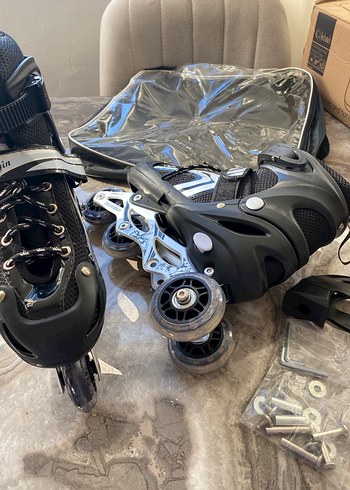 Unisex Siyah Spor Biker Kaykay Paten - Görsel 6