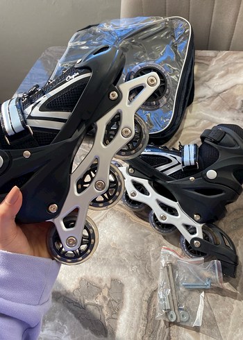 Unisex Siyah Spor Biker Kaykay Paten - Görsel 3