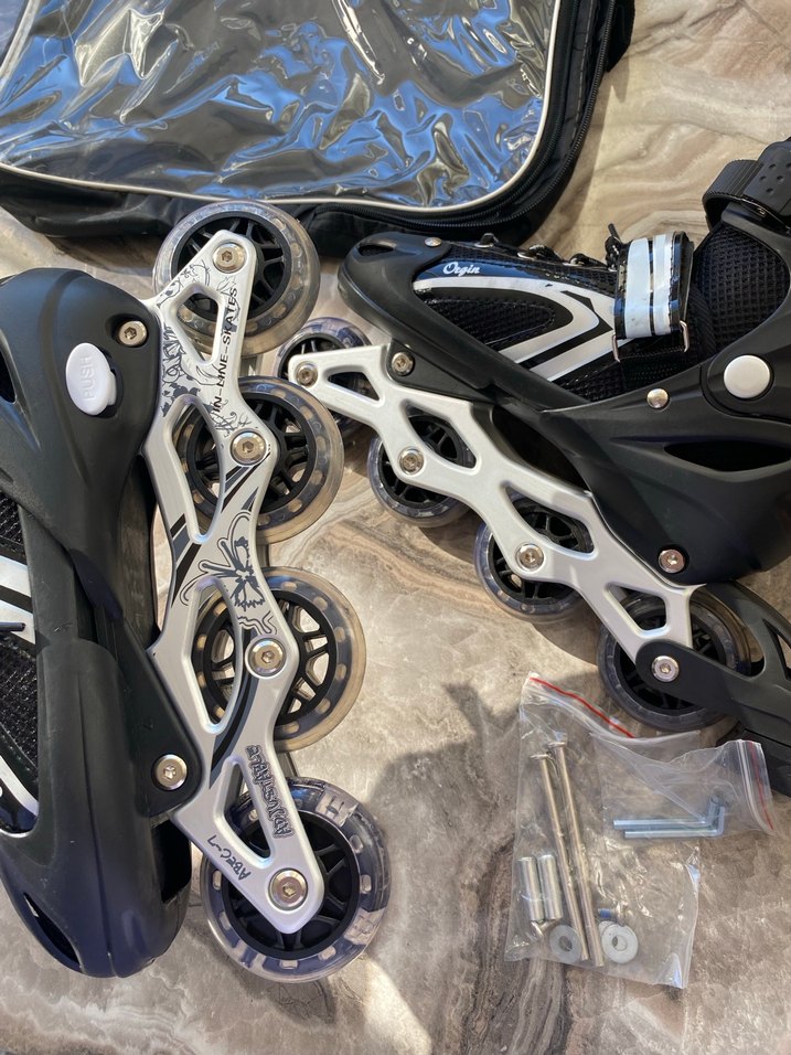 Unisex Siyah Spor Biker Kaykay Paten - Görsel 4