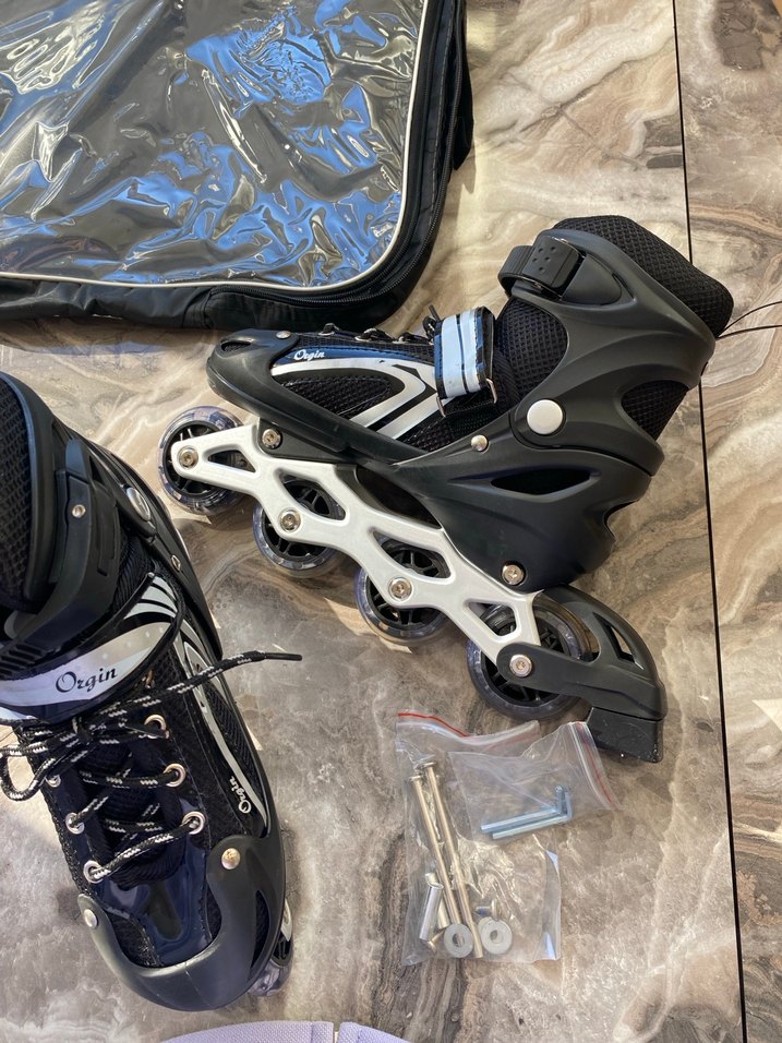 Unisex Siyah Spor Biker Kaykay Paten - Görsel 2