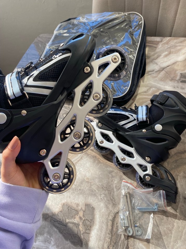 Unisex Siyah Spor Biker Kaykay Paten - Görsel 3