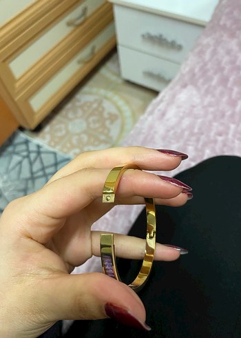 Mor Payetli Kadın Bileklik - Görsel 2