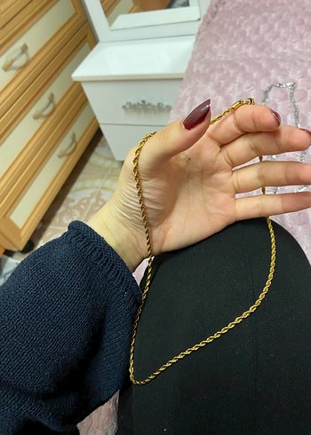 2 adet Gold renkli zincir - Görsel 4