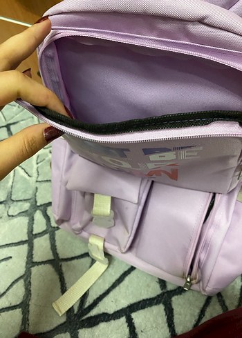 Pastel Mor Çocuk Okul Çantası - Görsel 4