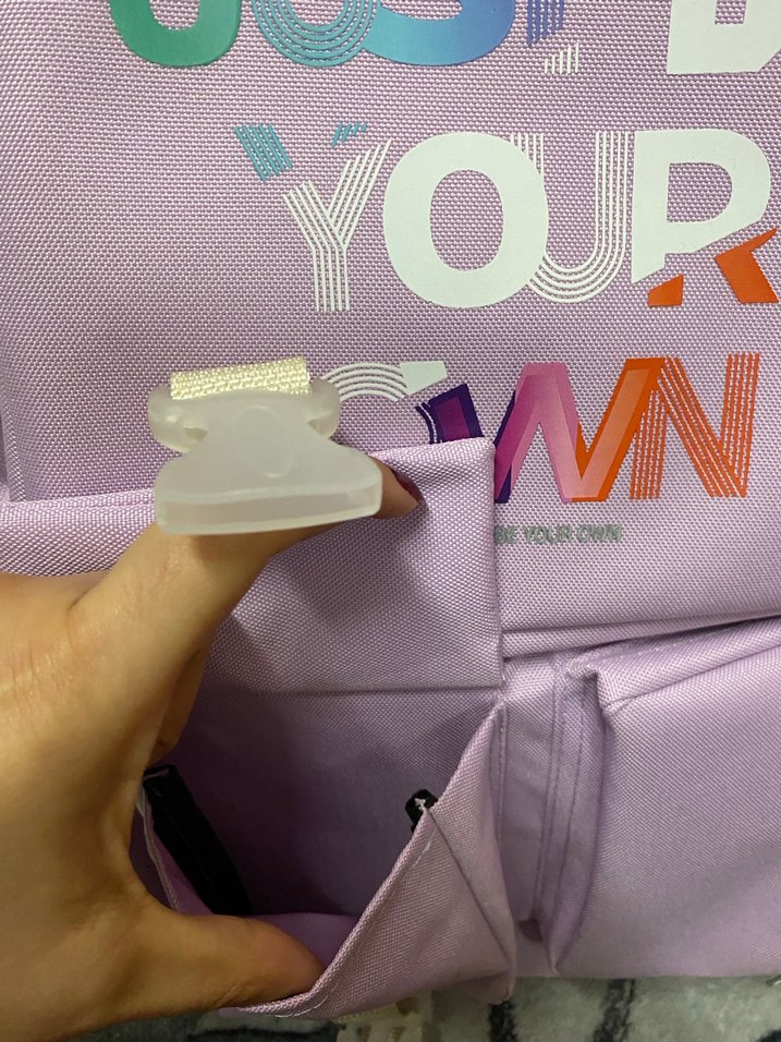 Pastel Mor Çocuk Okul Çantası - Görsel 3