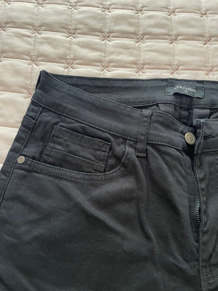 Erkek Siyah  Mini Şort - Görsel 3