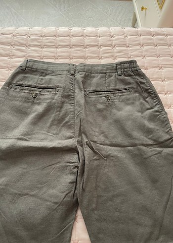 Haki Erkek  Rahat Kesim Şort - Görsel 2