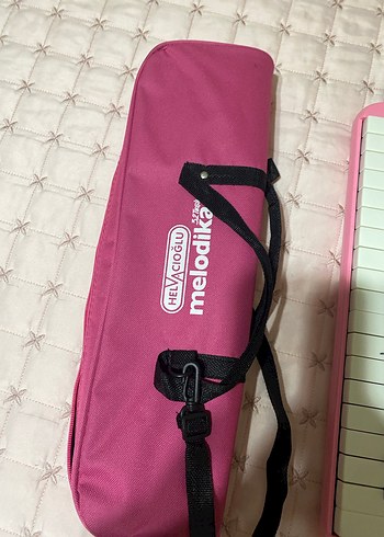 Pastel Pembe Melodika ve Taşıma Çantası - Görsel 4