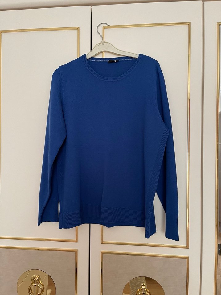 Mavi Kadın Bisiklet Yaka Basic Kazak - Görsel 4