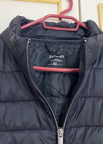 Siyah kadın mont - Görsel 2