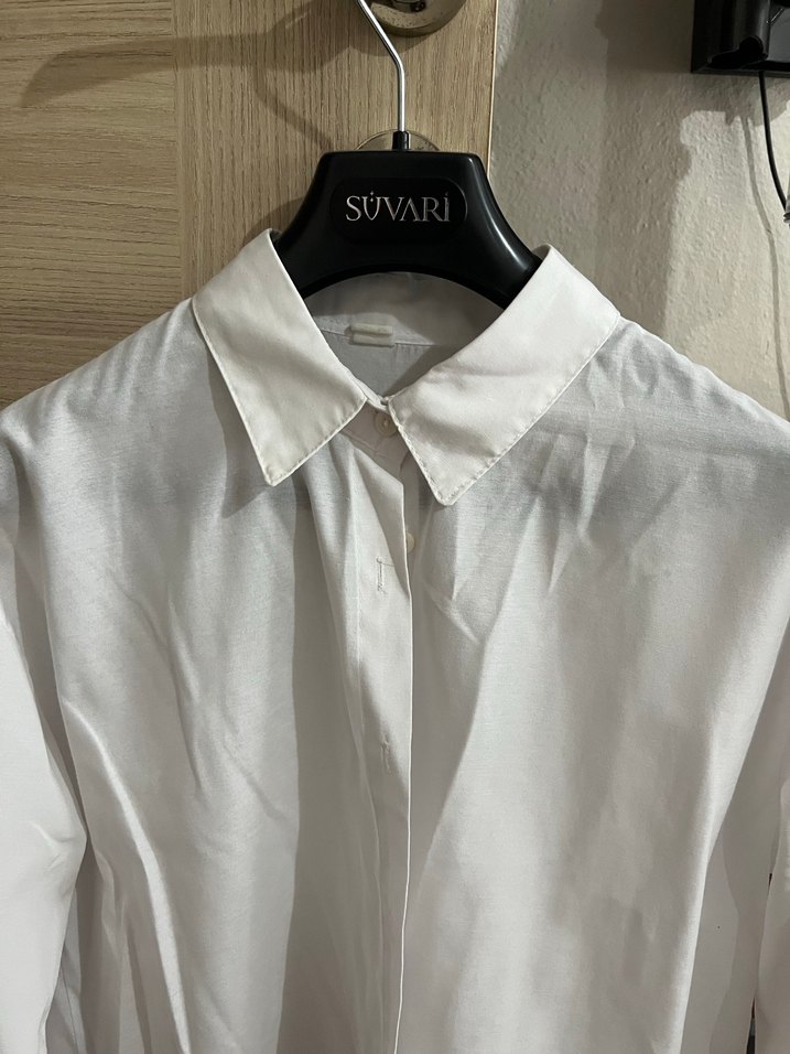 Beyaz Kadın Gömlek - Görsel 3