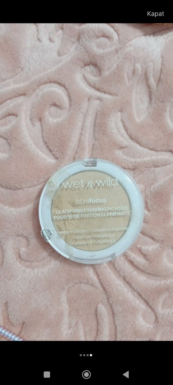 Wet n Wild Barefocus Sabitleyici Pudra Fair Light - Görsel 3