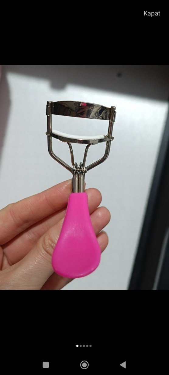 Pastel Pembe Kirpik Kıvırıcı - Görsel 2