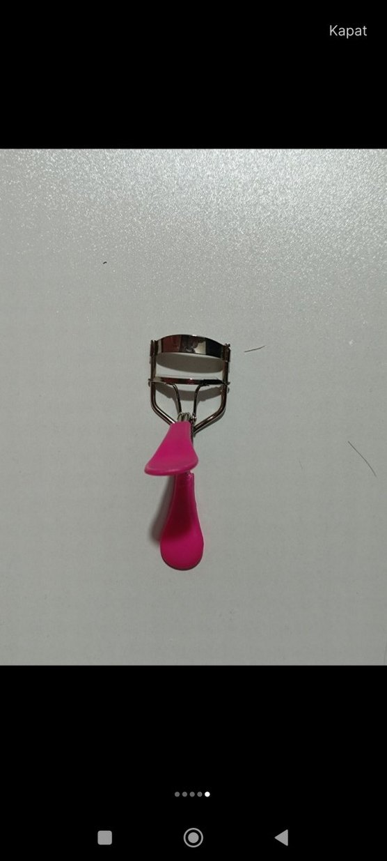 Pastel Pembe Kirpik Kıvırıcı - Görsel 3