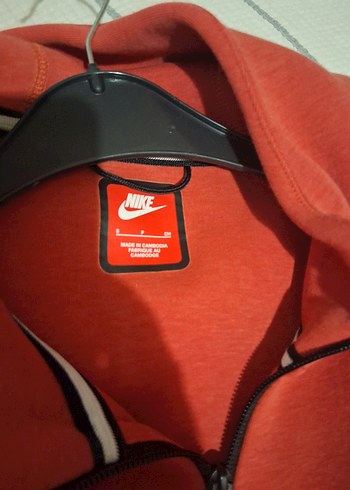 Turuncu Nike Fermuarlı Eşofman Takımı - Görsel 6